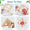 Wooden Bird Feeder AJEW-FG0004-81A-3