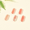 5Pcs Cherry Quartz Glass Healing Stones G-FS0005-83H-9