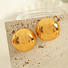 304 Stainless Steel Stud Earrings EJEW-D282-01G-1