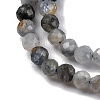 Natural Kyanite Beads Strands G-G188-B06-04-4