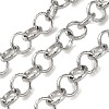 304 Stainless Steel Textured Figaro Chains CHS-S010-03P-1
