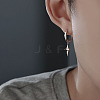 Star Brass Hoop Earrings FS-WGD90F4-01-4