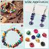 2000Pcs 10 Colors Wooden Beads WOOD-SC0002-38-6