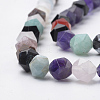 Natural & Synthetic Mixed Stone Beads Strands G-S149-42-6mm-3