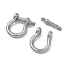 304 Stainless Steel Ring Clip Buckles for Bag Chain Strap STAS-C165-02B-P-2
