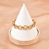304 Stainless Steel Link Chain Bracelets for Women BJEW-Z154-01G-2