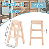 Wooden Mini Ladders DIY-WH0021-58-2