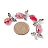 Angel Fairy Shape Electroplate Glass Beads Strands AJEW-JB01173-01-4