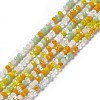 Electroplate Glass Beads Strands EGLA-S192-001A-B12-1
