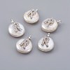 Natural Cultured Freshwater Pearl Pendants PEAR-F008-30P-R-1