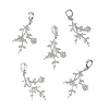SHEGRACE Brass Micro Pave Cubic Zirconia Peg Bails XGRQ5S483-848-P-1
