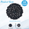 Opaque Solid Color Glass Beads Strands EGLA-LT0001-04B-2
