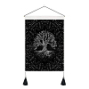 Polyester Tree of Life Pattern Wall Hanging Tapestry TREE-PW0001-95H-1