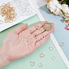 80Pcs 8 Styles Brass Hoop Earrings Findings FIND-DR0001-65C-4