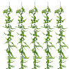 Plastic Artificial Persian leaf Rattan DIY-WH0671-112-1