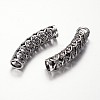 Tibetan Style Curved Alloy Beads PALLOY-G117-12AS-1