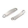 Non-Tarnish 201 Stainless Steel Connector Charms STAS-K265-02A-P-2