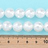 Electroplated Glass Pearl Beads Strands LS-BSHE-C007-A01-02-1-5