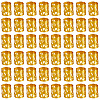 300Pcs Aluminum Dreadlocks Beads Hair Decoration ALUM-PA0001-01G-7