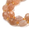 Natural Sunstone Beads Strands G-N342-59-4