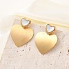 304 Stainless Steel Stud Earrings for Women EJEW-F352-02G-5