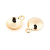 Brass Pendant Cabochon Settings KK-T077-16G-03-2