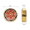 Chinese Style Alloy Enamel Beads ENAM-L015-26A-G-1