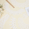 6Pcs 6 Styles Polyester Embroidery Lace Collar AJEW-CY0002-84-4
