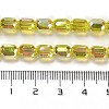Electroplate Glass Beads Strands EGLA-D030-19B-4