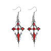 Alloy Rhinestone Dangle Earrings FS-WG63C71-02-1