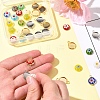 16Pcs 4 Styles Stainless Steel Pendant Cabochon Settings STAS-FS0001-79-8