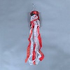 Christmas Theme Polyester Windsock Streamer Fish Flag AJEW-WH20008-10B-1