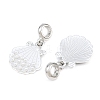 Alloy Enamel European Dangle Charms AL-CBAC2D3-03P-01-2