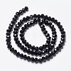 Opaque Solid Color Glass Beads Strands EGLA-A034-P6mm-D18-2