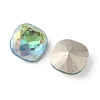 Glass Rhinestone Cabochons RGLA-L029-06B-SPLA-2