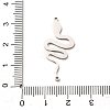304 Stainless Steel Enamel Snake Links Connector Charms STAS-F367-06P-3