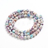 Natural Imperial Jasper Beads Strands X-G-E358-4m-01-2
