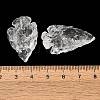 Natural Handmade Quartz Crystal Pendants G-K386-01-4