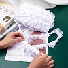 2-Layer Pleated Satin Organza Ribbons PJ-TAC0004-02A-12