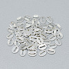 925 Sterling Silver Slice Chain Tabs STER-T002-253S-1