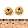 Brass Corrugated Beads KK-A296-01B-G-2