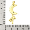 Brass Micro Pave Cubic Zirconia Pendant KK-R159-19A-G-3
