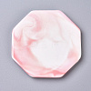 Marble Pattern Porcelain Cup Coasters AJEW-WH0121-51A-1