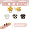 120Pcs 4 Colors Tibetan Style Alloy Beads FIND-ME0003-27-2