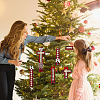 DIY Christmas Themed Wood Pendant Decorations Kits DIY-NB0012-73-5