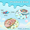 45Pcs 9 Colors Alloy Enamel Connector Charms FIND-CJ0002-85-8