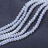 Electroplate Glass Beads Strands EGLA-A044-J4mm-B06-1