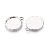 Tibetan Style Alloy Pendant Cabochon Settings PALLOY-N178-13AS-E-2