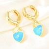 Valentine's Day Brass Hoop Earrings EJEW-Z164-11G-4
