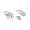 Non-Tarnish 304 Stainless Steel Eye Stud Earring Findings EJEW-I285-07P-2